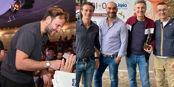 Alessandro Borghi e Ficarra e Picone a Etna Comics