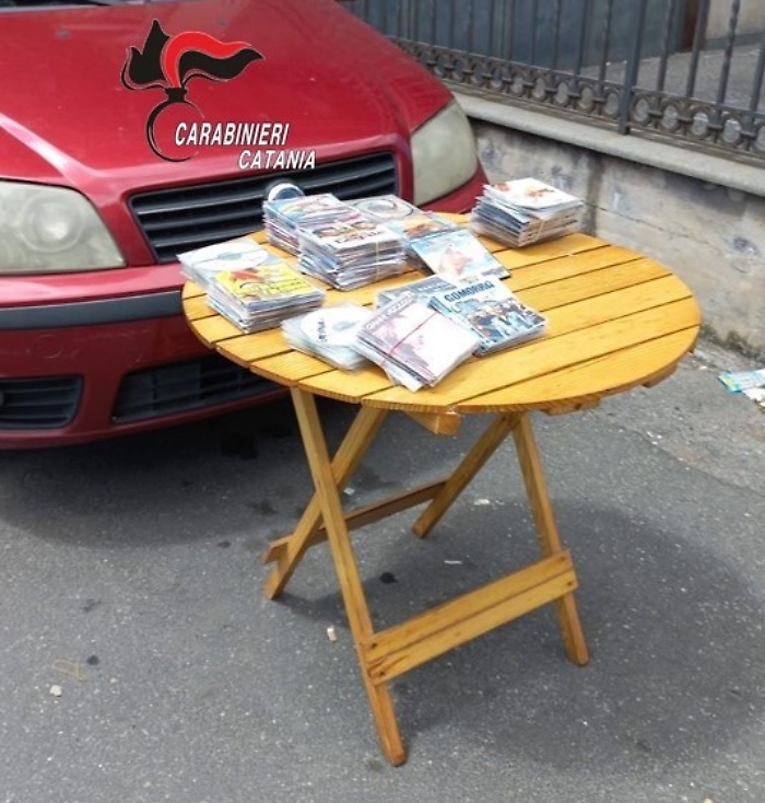 Cd e Dvd contraffatti a Biancavilla