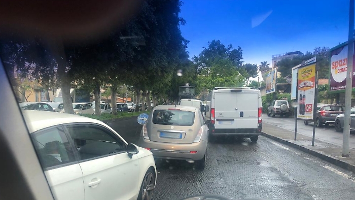 Lavori sulla Circonvallazione di Catania