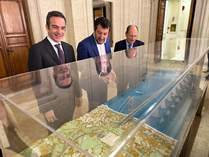 Ponte stretto: Salvini incontra Occhiuto e Schifani