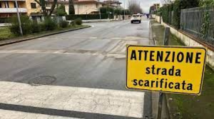 strada scarificata