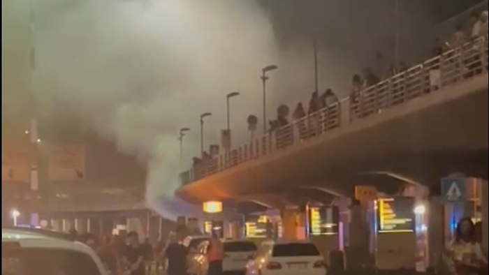 incendio aeroporto di catania