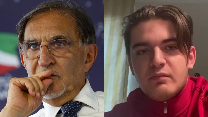 Ignazio Larussa e il figlio Leonardo