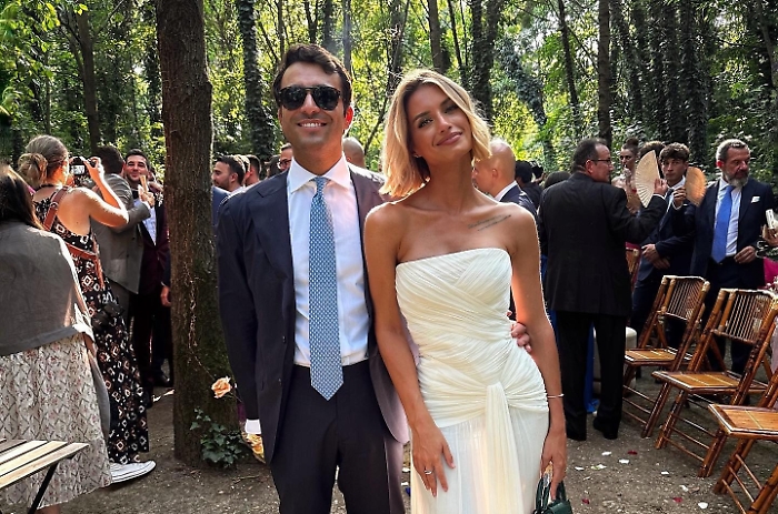 L'attrice Giulia Arena con il fidanzato Antongiuseppe Morgia