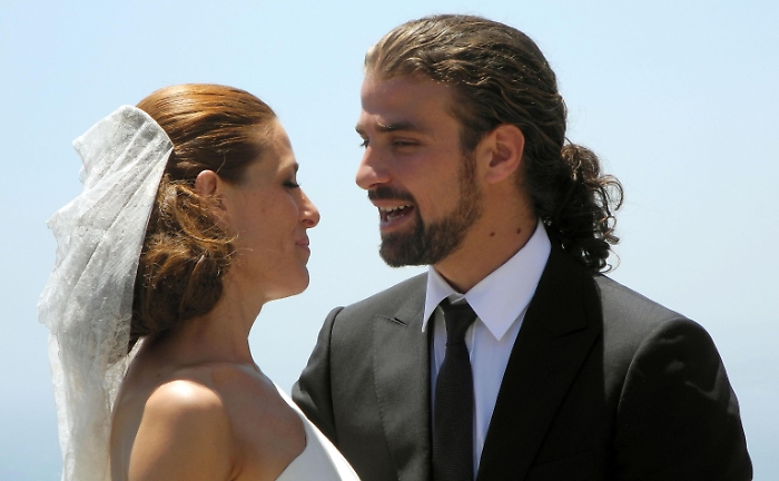 Raquel Sanchez Silva's marriage in Taormina
