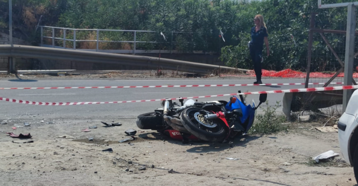 Motociclista morto a Scordia