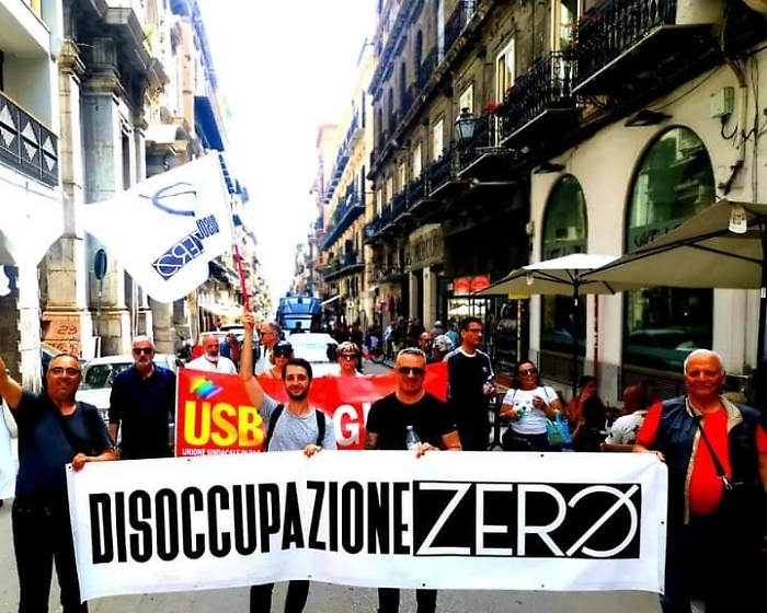usb protesta reddito cittadinanza