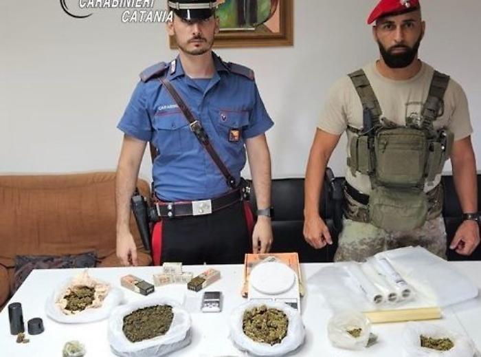 Arresto per carico di marijuana a Mineo