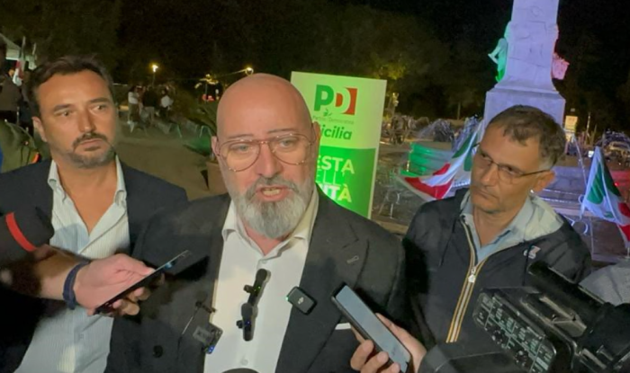 Bonaccini e Barbagallo alla Festa dell'Unit&agrave; del Pd ad Agrigento