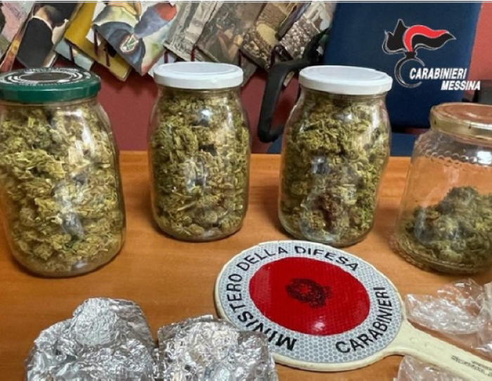 Un arresto a Messina per marijuana