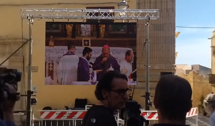 Funerali di Marisa Leo a Salemi