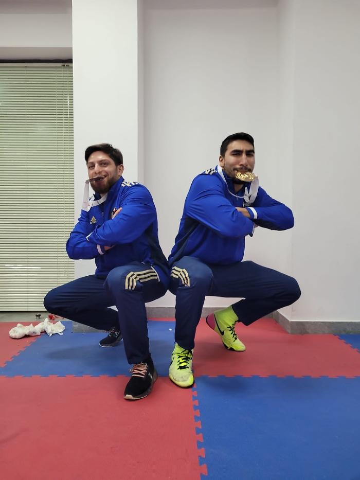 Salvatore Cavallaro e Abbes Mouhiidine