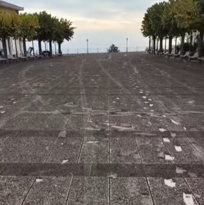 Cenere lavica a Zafferana Etnea