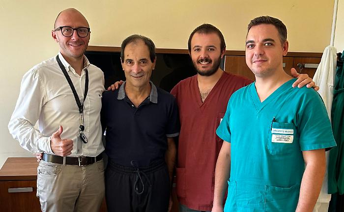 Equipe chirurgia oncologica dell'ospedale Garibaldi-Nesima