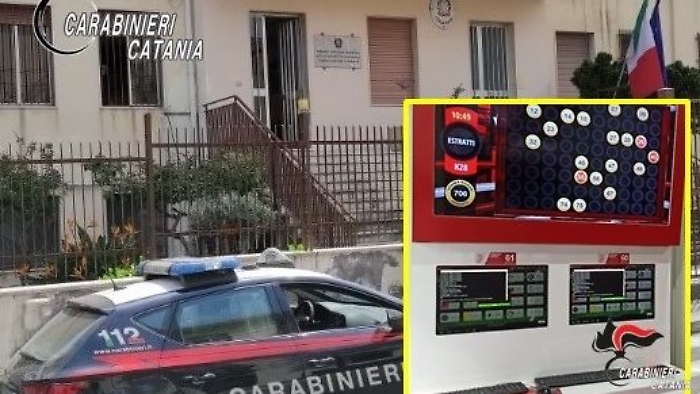 Centro scommesse abusivo a Giarre