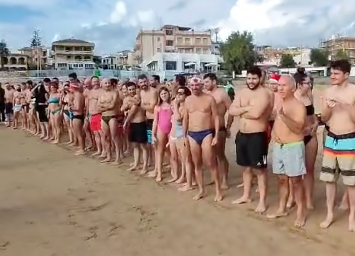 Bagno a mare di fine anno