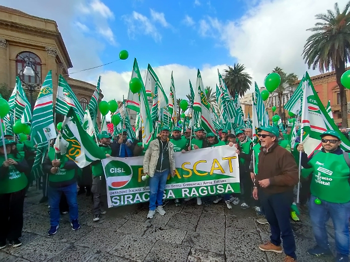 I lavoratori del Ragusano oggi a Palermo