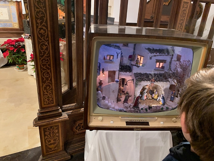 Il presepe nella televisione