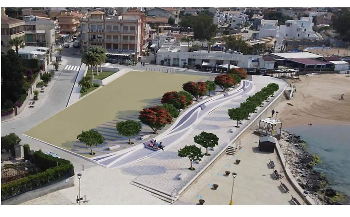 Piazza Mediterraneo Marina di Modica