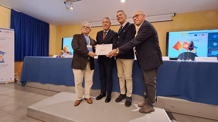 Un momento della cerimonia al Cua