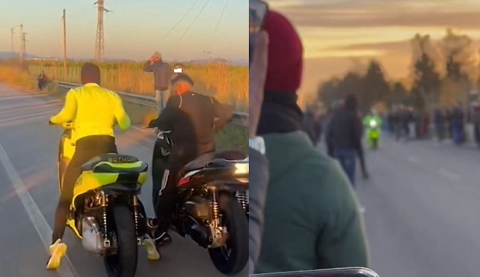 Corse clandestine di moto