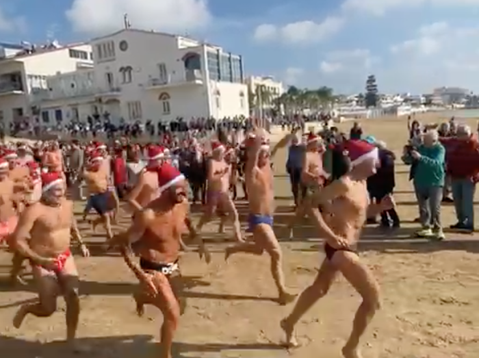 Primo tuffo dell'anno