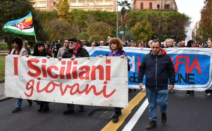Corteo a Catania per ricordare l'uccisione di Giuseppe Fava
