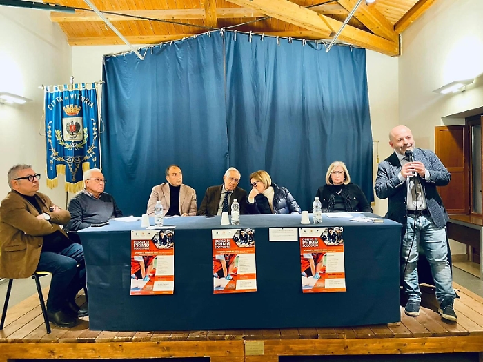 L'intervento di Lenzo durante la presentazione di ieri