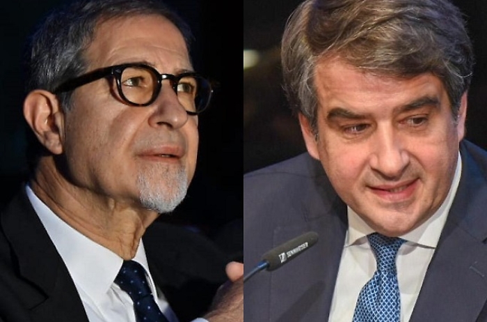 I ministri Nello Musumeci e Raffaele Fitto