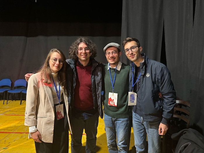 da sinistra Aurora Caggegi Giuseppe Barresi Marco Greco Matteo Migliore