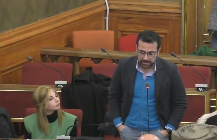 Carla Mezzasalma e Giovanni Sortino in aula