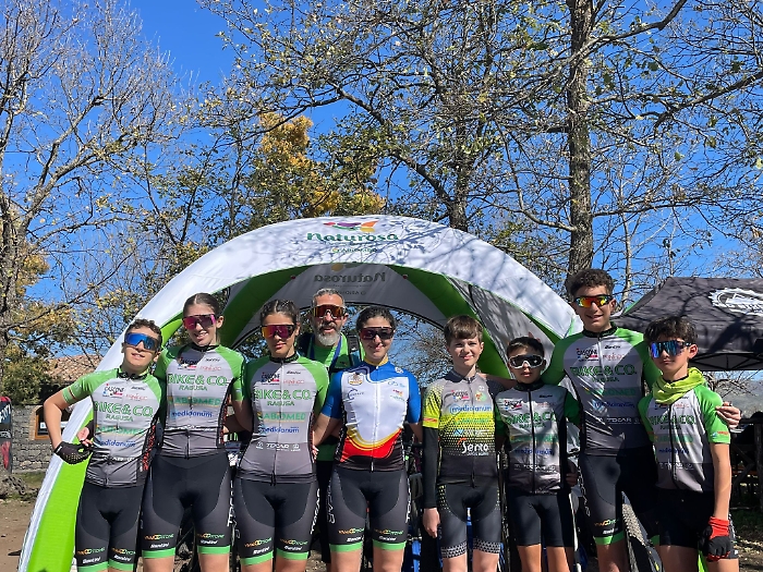 Il gruppo mtb a Randazzo