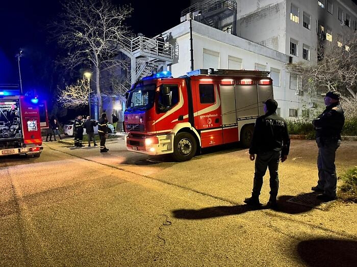 Incendio in ospedale a Ribera, morto un paziente