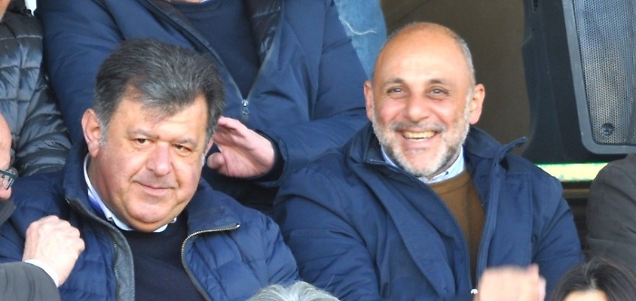 montesano e stompo allo stadio