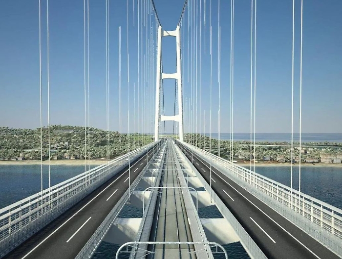 Modello Ponte sullo Stretto