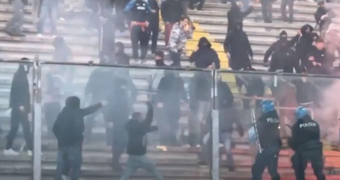 Scontri tifosi a Padova