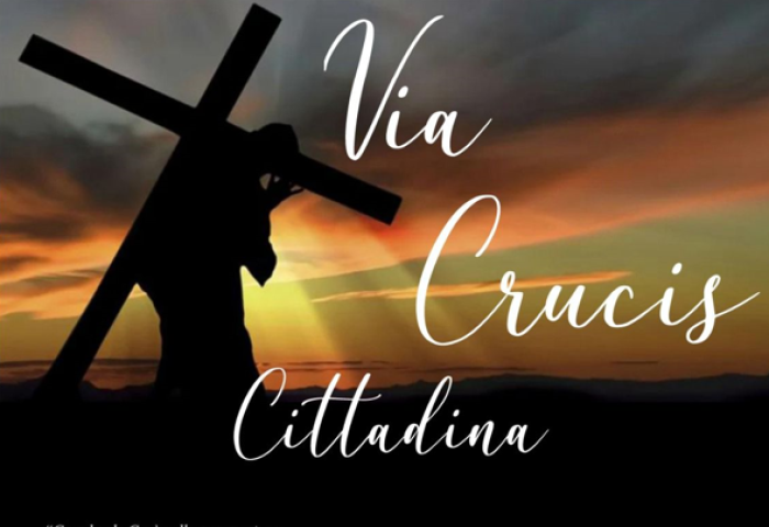 Il manifesto della Via Crucis a Catania