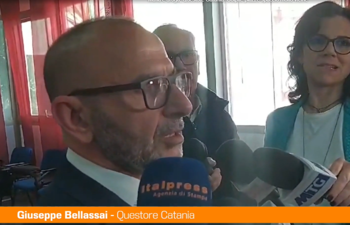 Il questore di Catania Giuseppe Bellassai