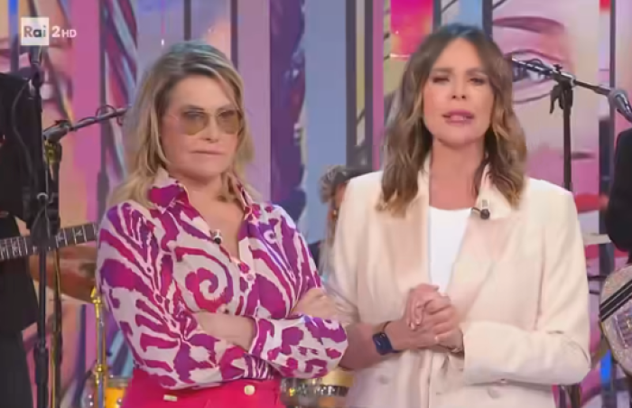 Simona Ventura e Paola Perego