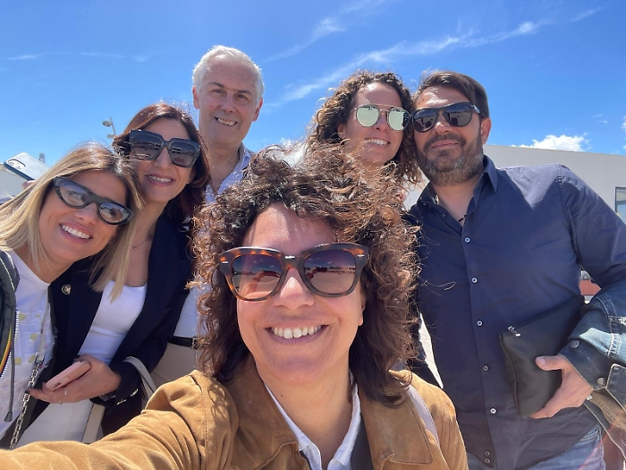 Micari e Falletta con alcuni esponenti del coordinamento provinciale Italia Viva Ragusa