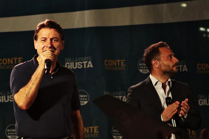 giuseppe conte con nuccio di paola