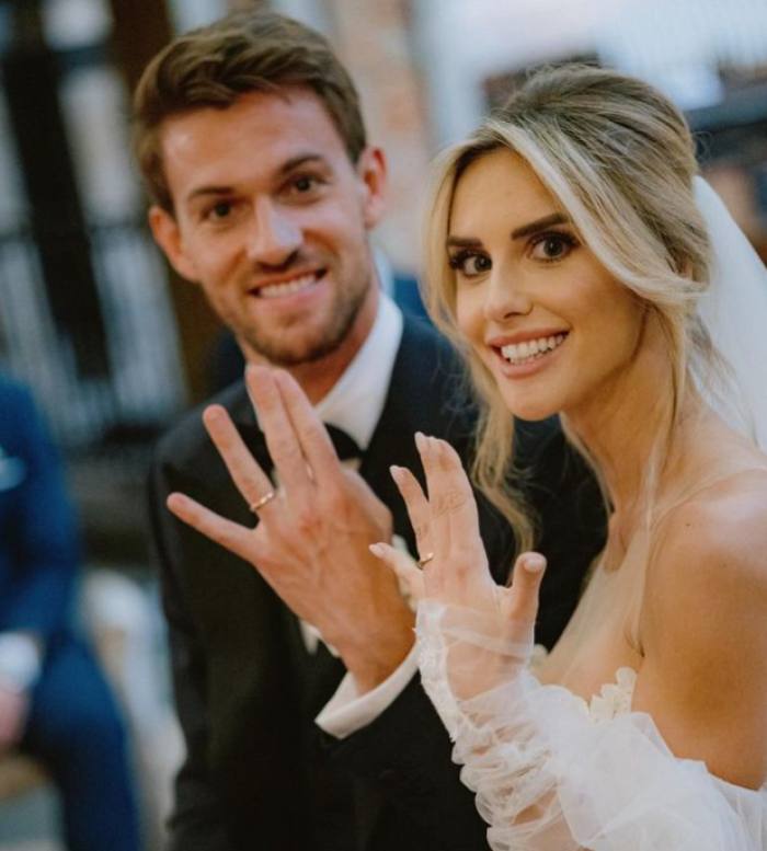 Daniele Rugani e Michela Persico