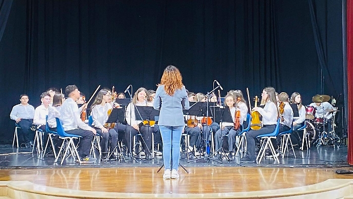 un momento dell'esibizione