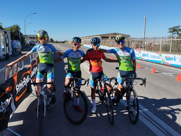 Alcuni atleti a Caltanissetta