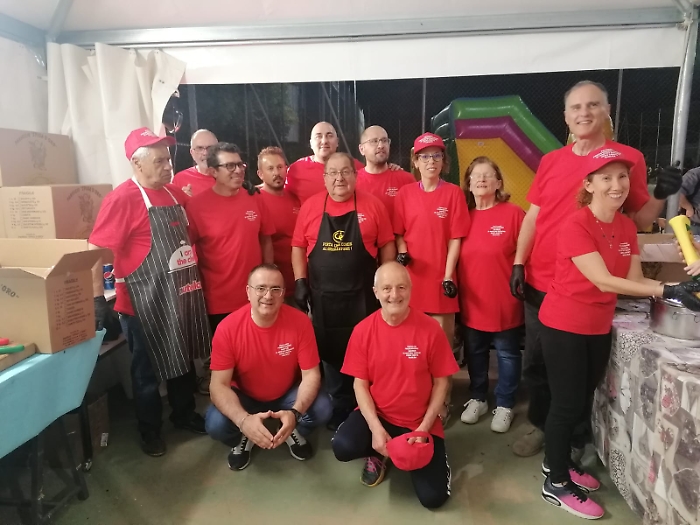 Gli animatori della sagra