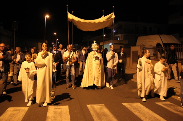 La processione eucaristica dell'anno 2023