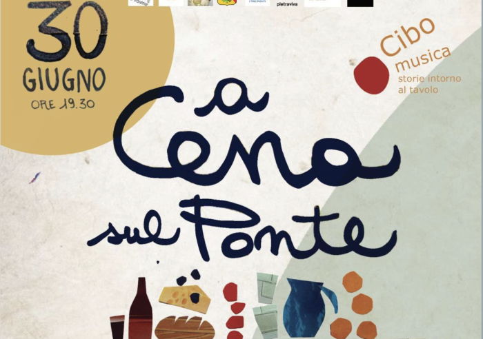 Locandina a cena sul ponte