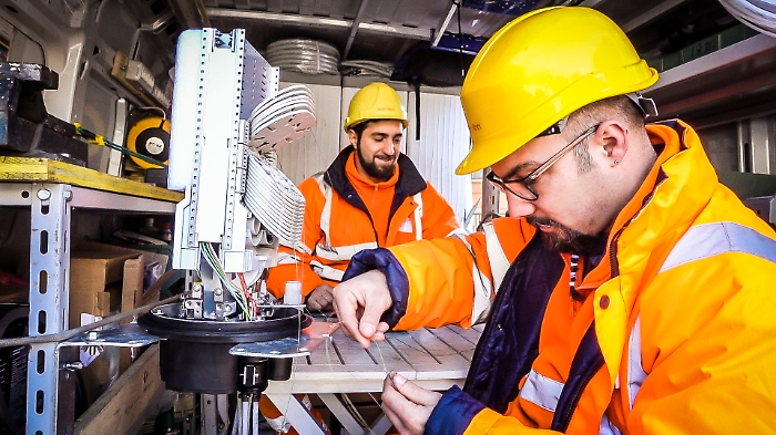 Cantieri fibra ottica Open Fiber