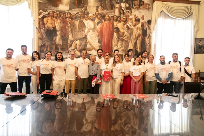 Catania &egrave; casa campagna foto di gruppo