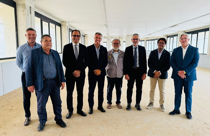 Il sopralluogo a palazzo Tumino